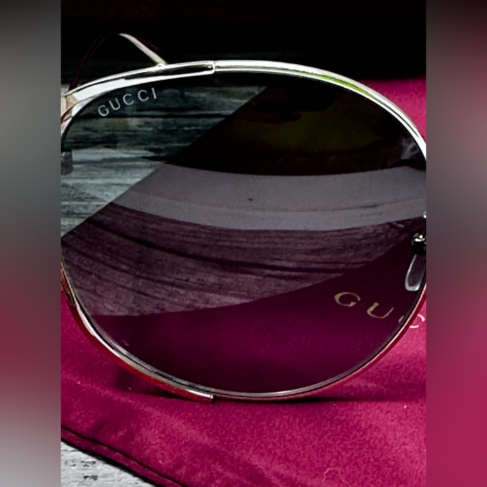 Gucci 63MM Oversized Oval Sunglasses NWOT​ - Picture 9 of 12